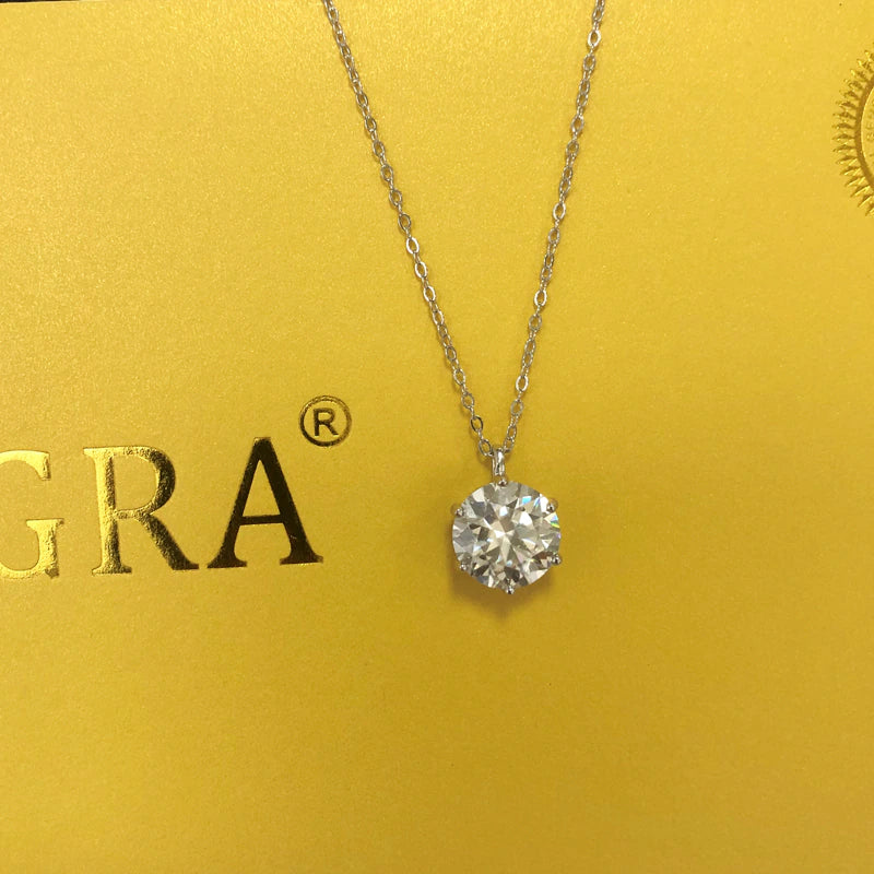 1CT-2CT VVS1 D Color Moissanite Necklace - Drip lordss