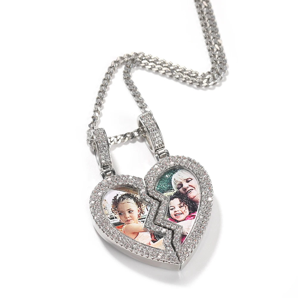Broken Heart Picture Pendant - Drip lordss