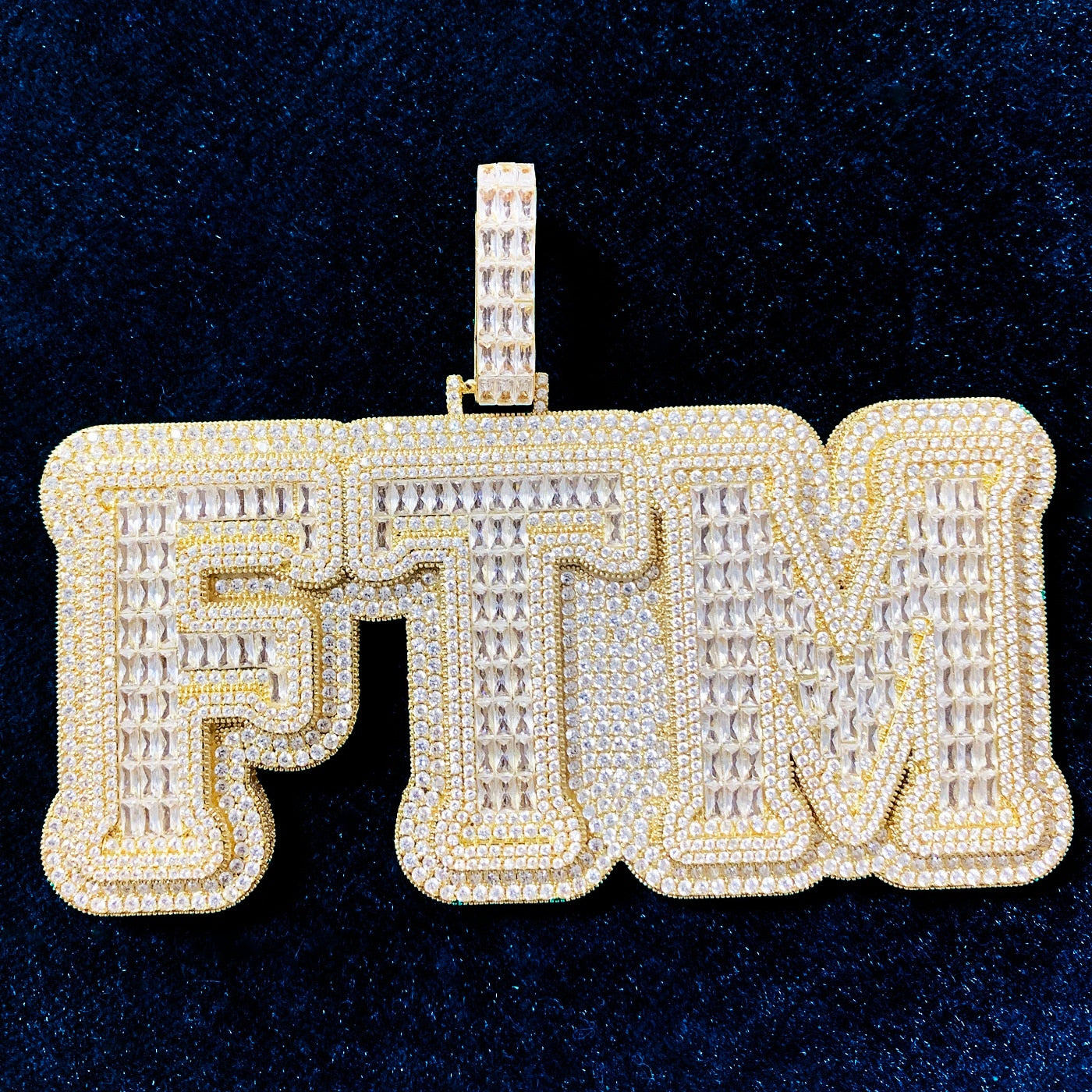 Custom Big Letter Pendant - Drip lordss