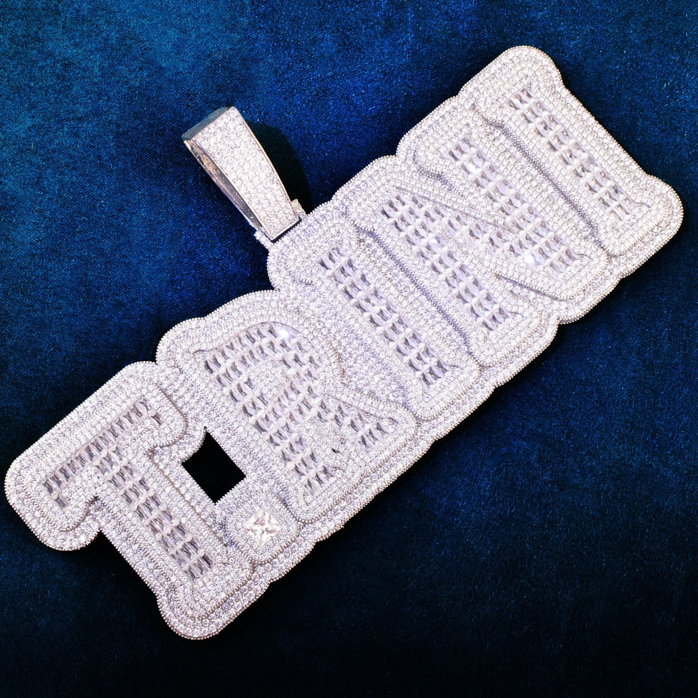 Custom Big Letter Pendant - Drip lordss
