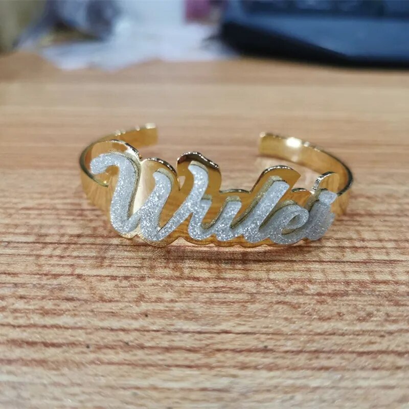 Custom Name Ring and Bangle Set - Drip lordss