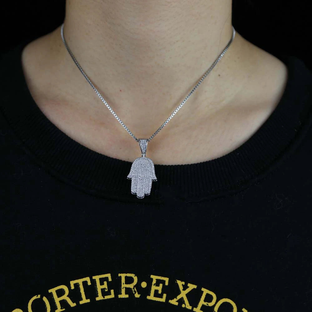 Hand Of the Angel Fatima Pendant - Drip lordss