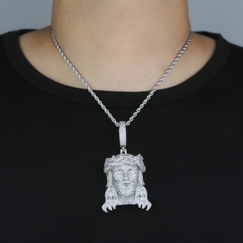 Jesus Head Pendant - Drip lordss