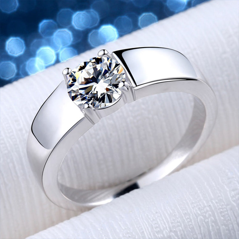 1&2CT Moissanite Wedding Band - Drip lordss