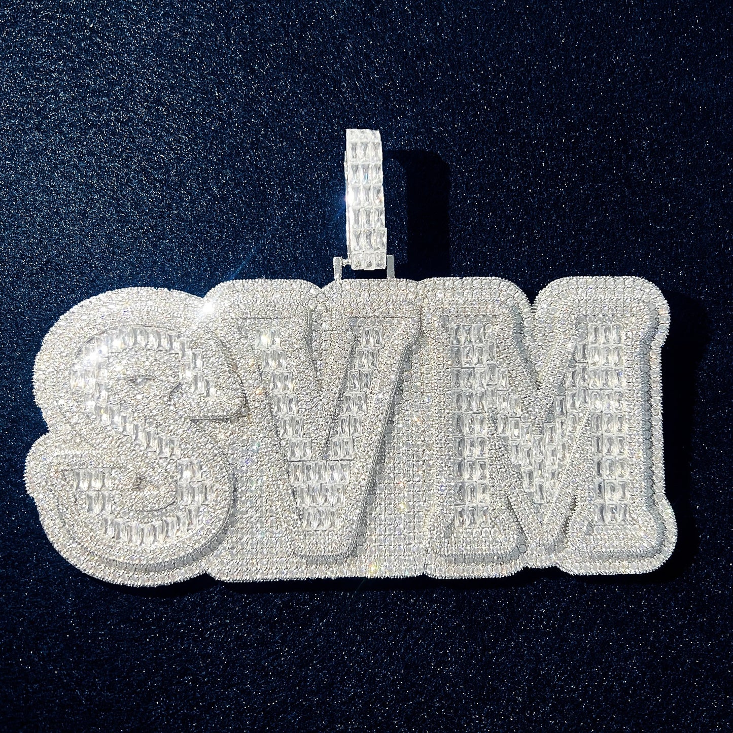 Custom Big Letter Pendant - Drip lordss