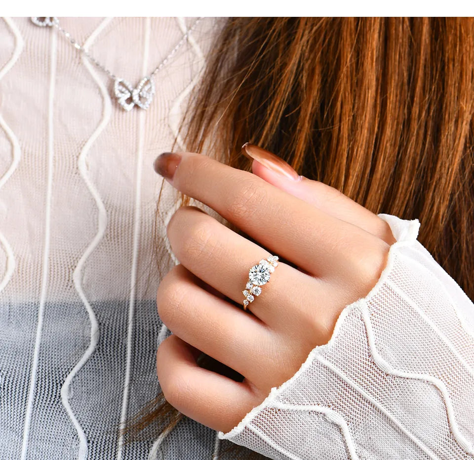 Yellow Gold Moissanite Diamond RIng - Drip lordss