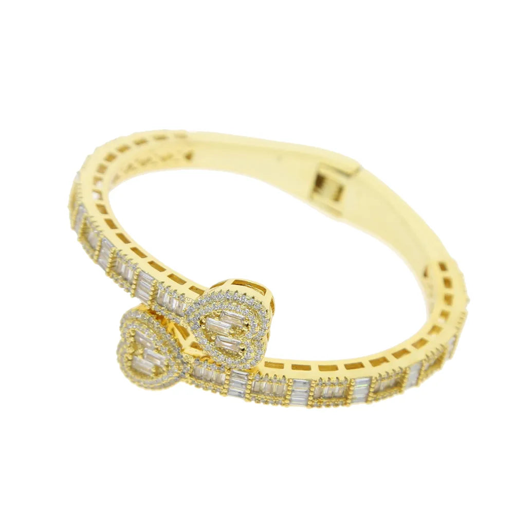 Classic Heart Shaped Bangles - Drip lordss