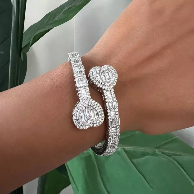 Classic Heart Shaped Bangles - Drip lordss