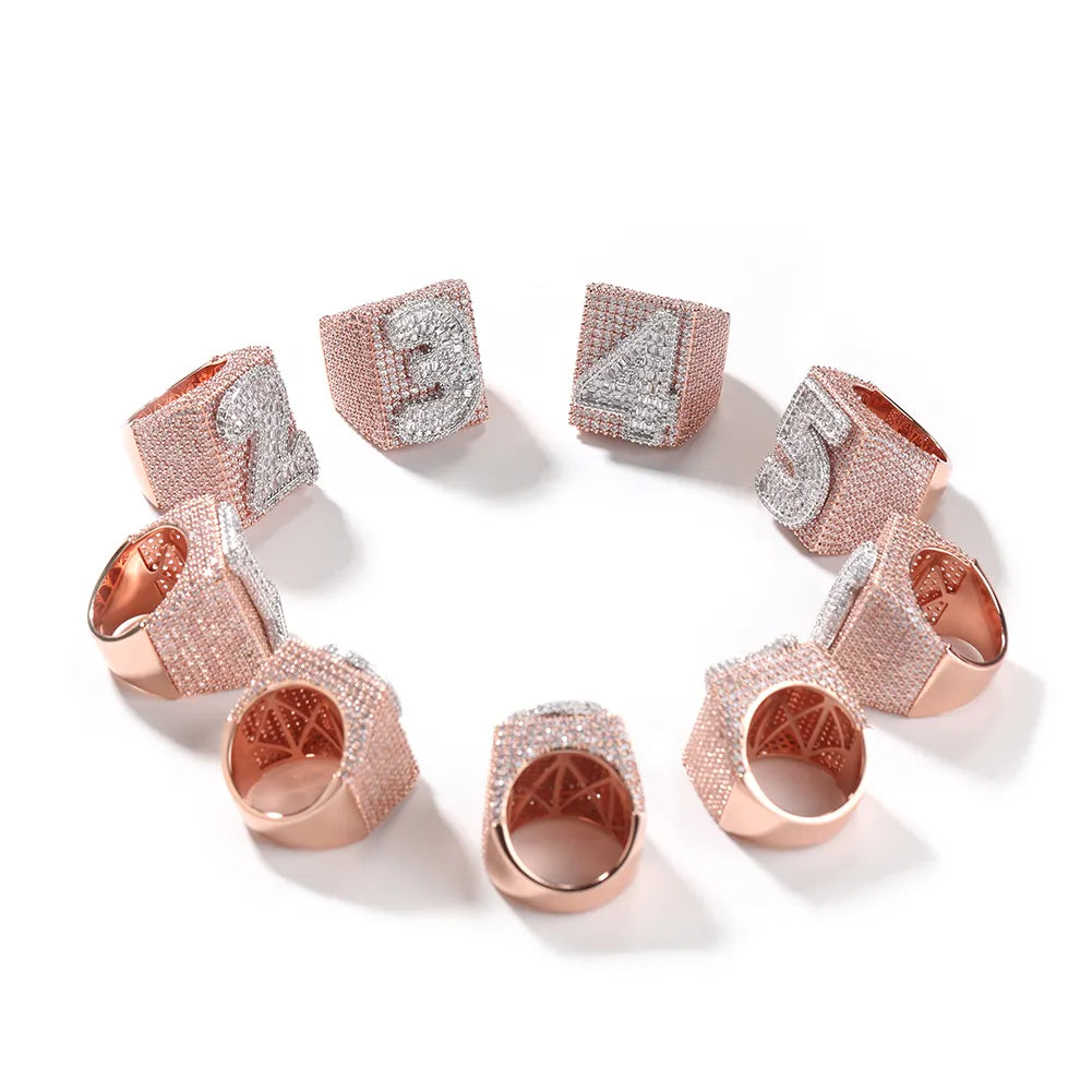 Custom Letters and Numbers Ring - Drip lordss