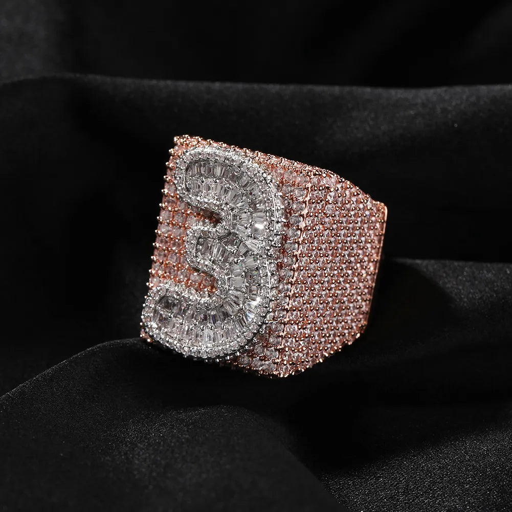 Custom Letters and Numbers Ring - Drip lordss
