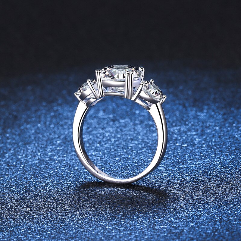 3 Carat Moissanite Engagement Ring - Drip lordss