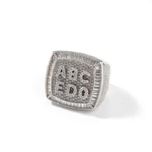 Custom Name Rings 1-9 Letters Drip lordss