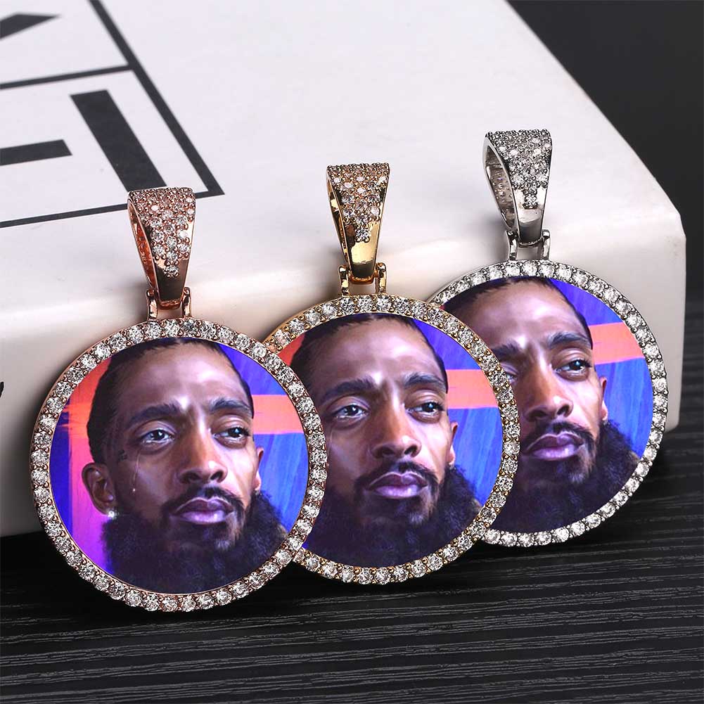 Custom Photo Pendant Round or Wings Drip lordss