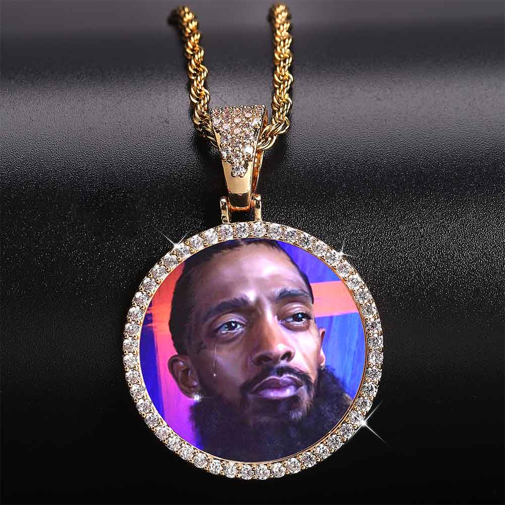 Custom Photo Pendant Round or Wings Drip lordss