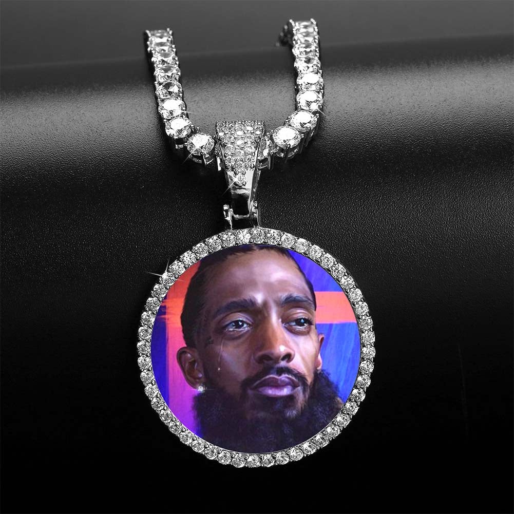 Custom Photo Pendant Round or Wings Drip lordss