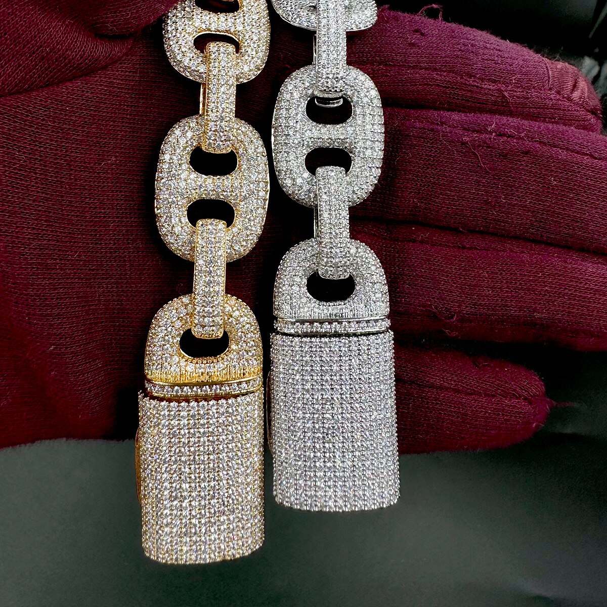 Iced Out Number 8 Cuban Link Bracelet Drip lordss