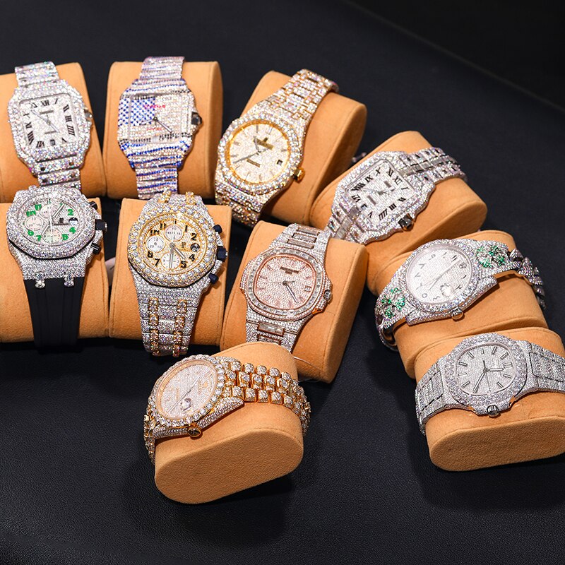 Luxury Moissanite Watches Drip lordss