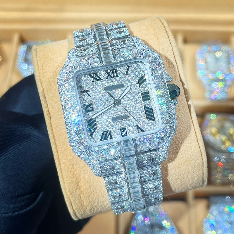 Luxury Moissanite Watches Drip lordss