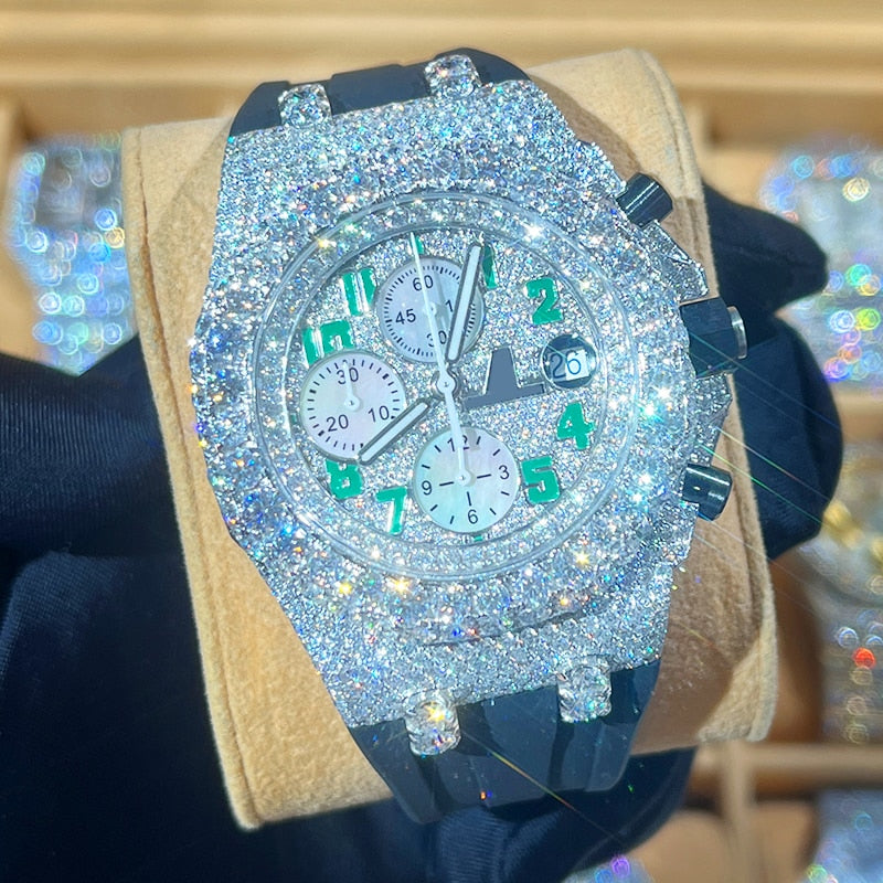 Luxury Moissanite Watches Drip lordss