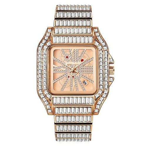 New Baguette Cut Iced Out Watch Drip lordss