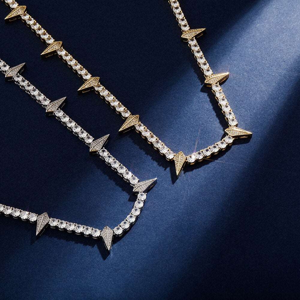 New Black Panther Tennis Necklace Drip lordss