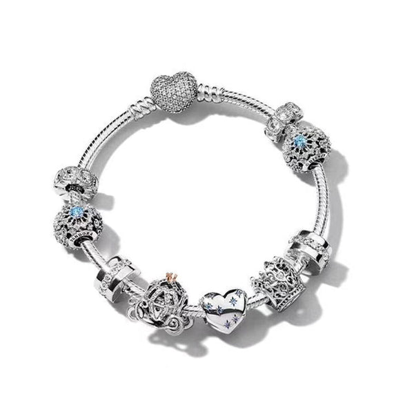 Sterling Silver Bracelet and Charms