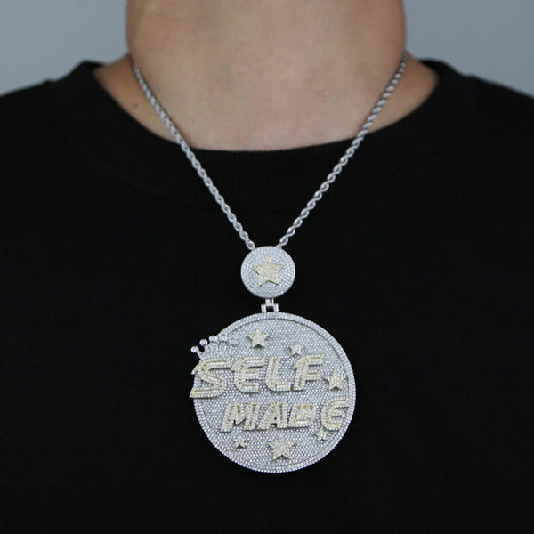 Self Made Round Pendant