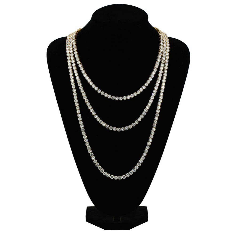 1 Row Tennis Necklace Drip lordss