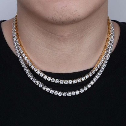 1 Row Tennis Necklace Drip lordss