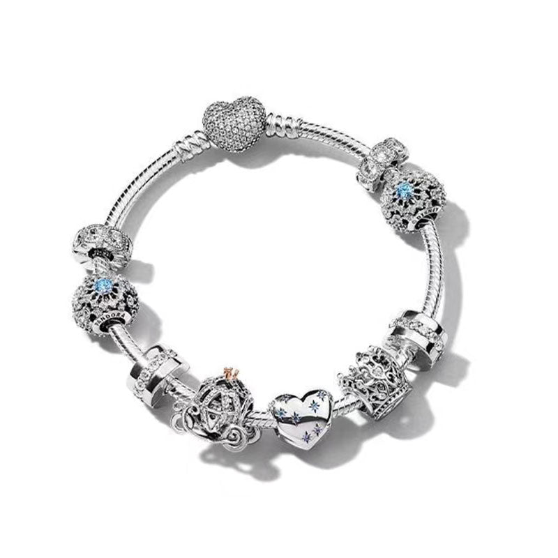 Sterling Silver Bracelet and Charms - Drip lordss
