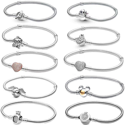 Sterling Silver Bracelet and Charms - Drip lordss