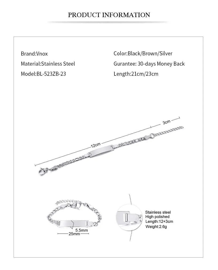 Plain & Engraved Custom Baby Bracelets - Drip lordss