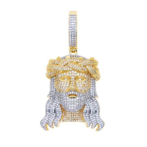 Jesus Head Pendant - Drip lordss