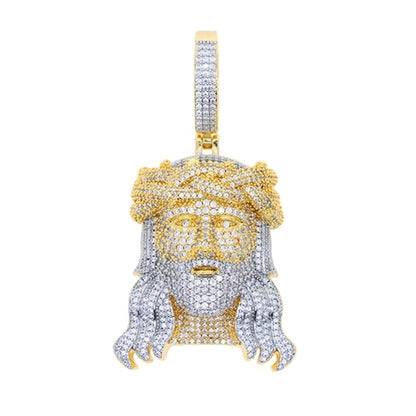 Jesus Head Pendant - Drip lordss