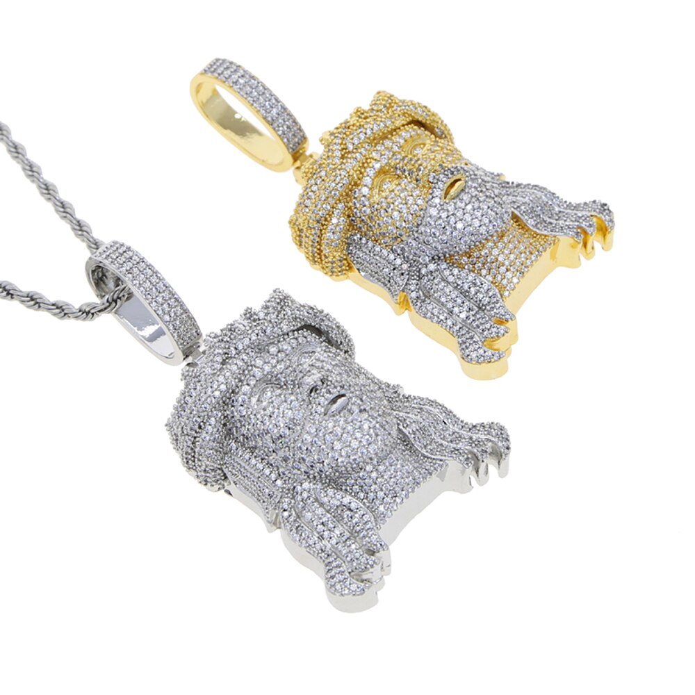 Jesus Head Pendant - Drip lordss