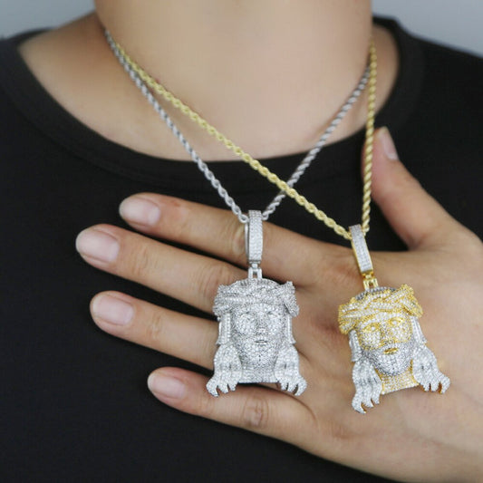 Jesus Head Pendant - Drip lordss