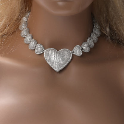 Big Heart Necklace - Drip lordss
