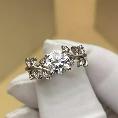 1ct flower/leaf diamond rings - Drip lordss