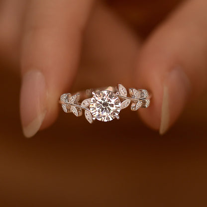 1ct flower/leaf diamond rings - Drip lordss