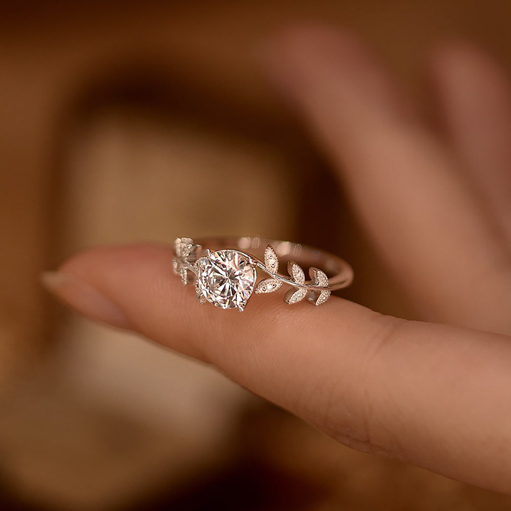 1ct flower/leaf diamond rings - Drip lordss