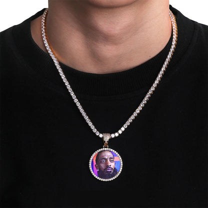 Custom Photo Pendant Round or Wings Drip lordss