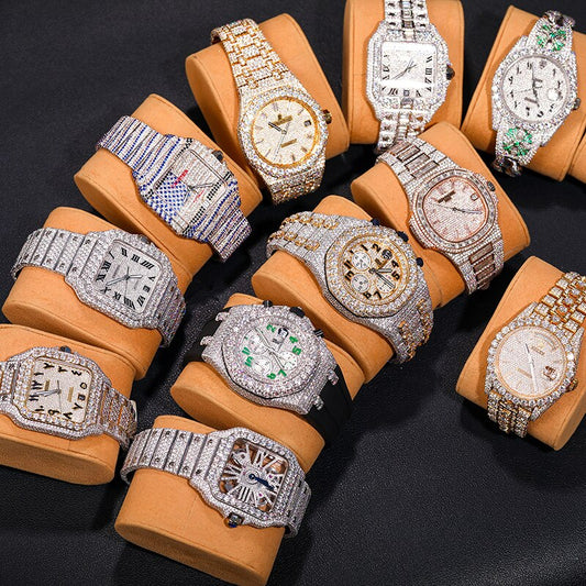 Luxury Moissanite Watches Drip lordss